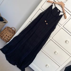 Loft black maxi dress